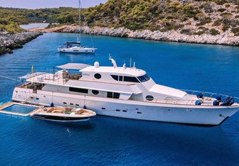 Xiphias Yacht Charter in Santorini